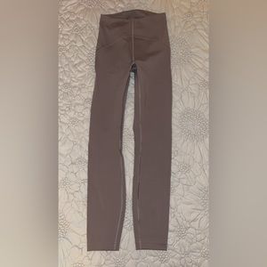 Lululemon Leggings, Purple Mauve Color, 25”